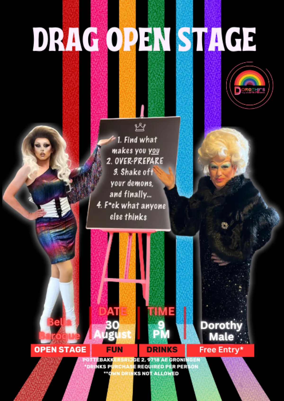 Open Stage Drag Show